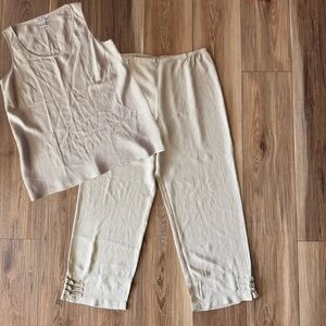 Silk Sage Green Citron Santa Monica Matching Set